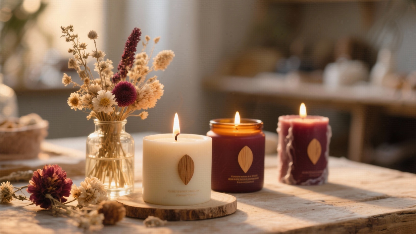 Atelier de bougies artisanales parfumées