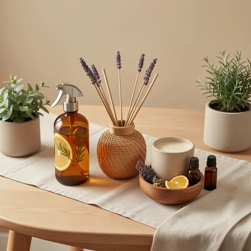 Parfum d'intérieur naturel : 5 recettes durables et économiques (2026)