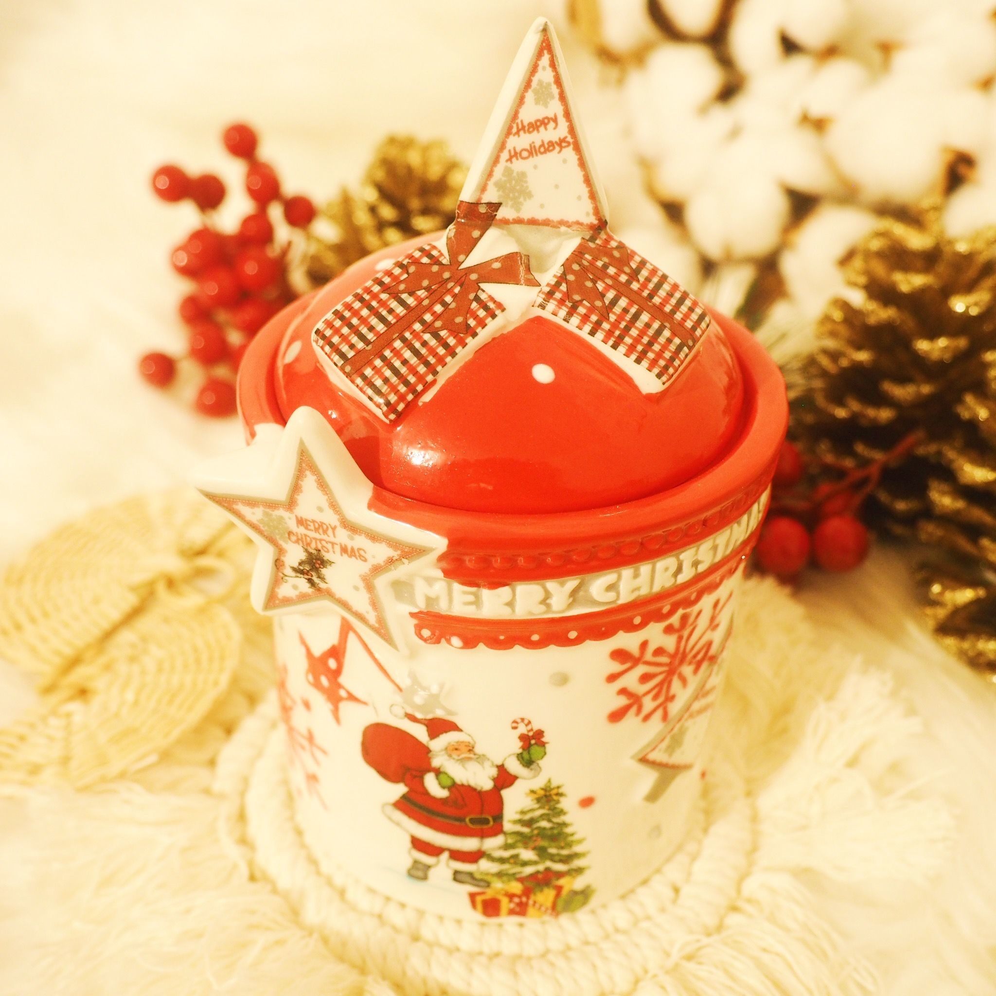 Bougies – Maison du père Noel – 300g